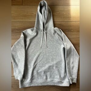 lululemon Smooth Spacer Hoodie- heathered grey- XL